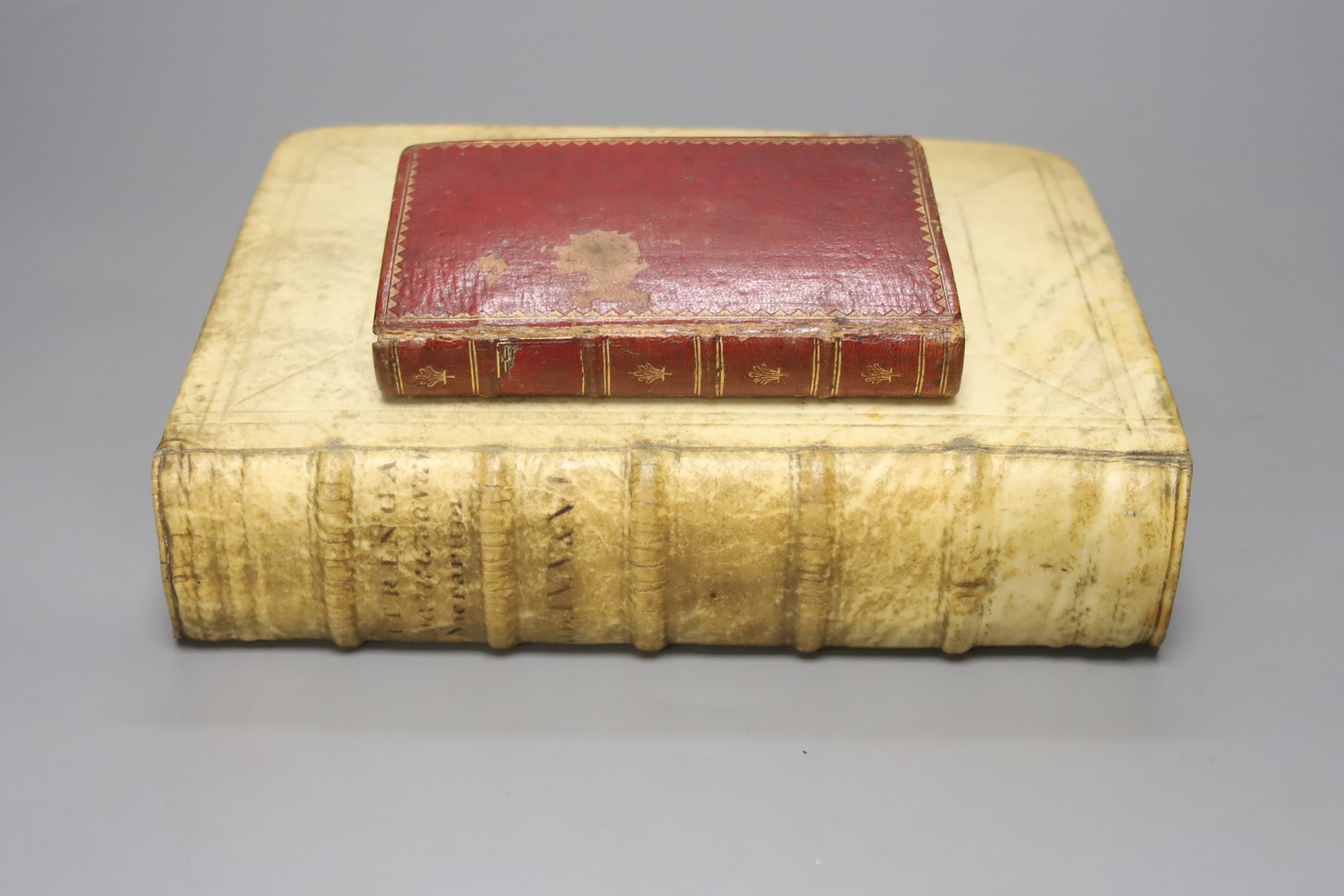 Observationum Sacrarum Liber Quartus 1711, one vol. and Quintus Horatious Flaccus, 1628?